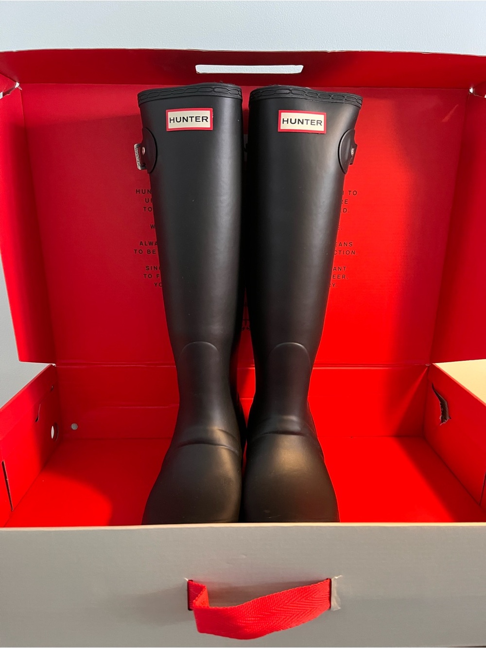 Hunter Original Tall Rain Boots US8